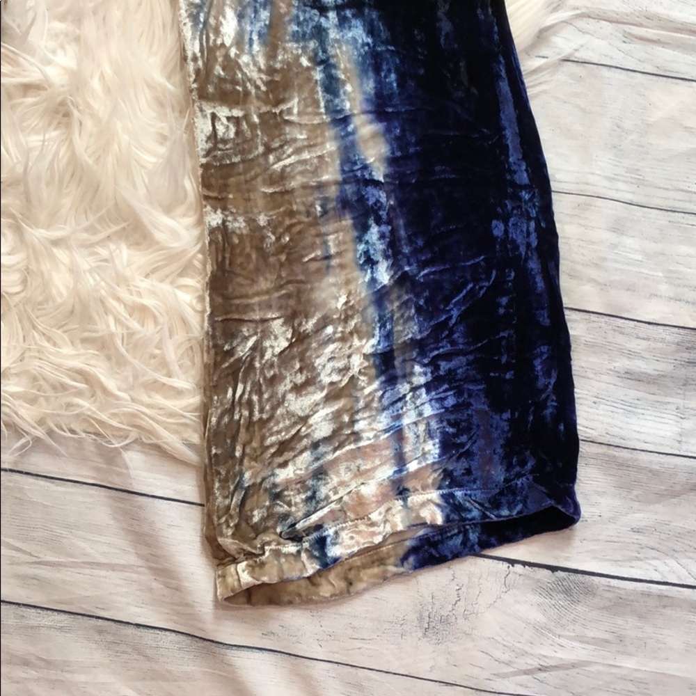 NWT Chaser Velvet Tie Dye Wide Leg Pants - Picture 10 of 12